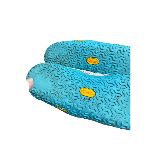 Merrell Vaport Glove 6 Womans tan blue vibram Trail running sneakers Sz 9 - Picture 13 of 16